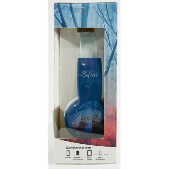 Disney Frozen 2 Kid Safe Headphones Adjustable Headband Soft Ear Cushion - Picture 4 of 9